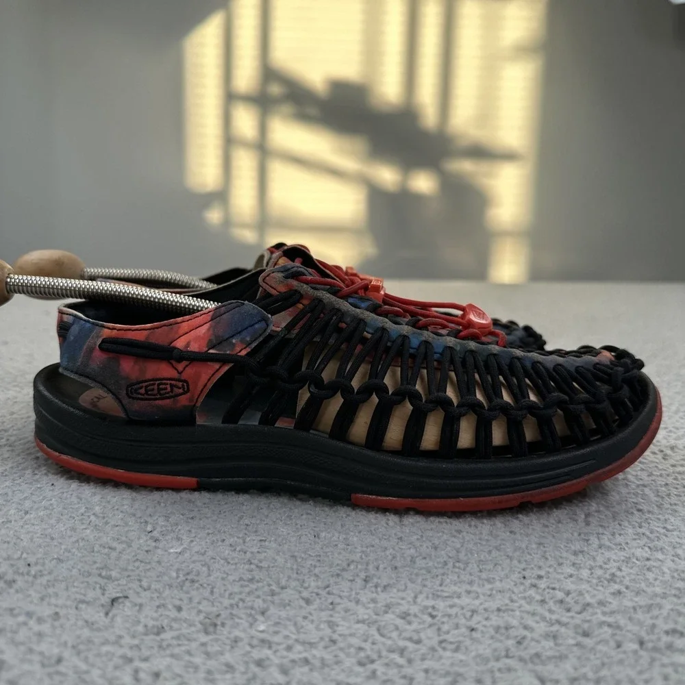 KEEN UNEEK 2 Cord New York At Night Sandals Men 10 Jerry Garcia 1024310